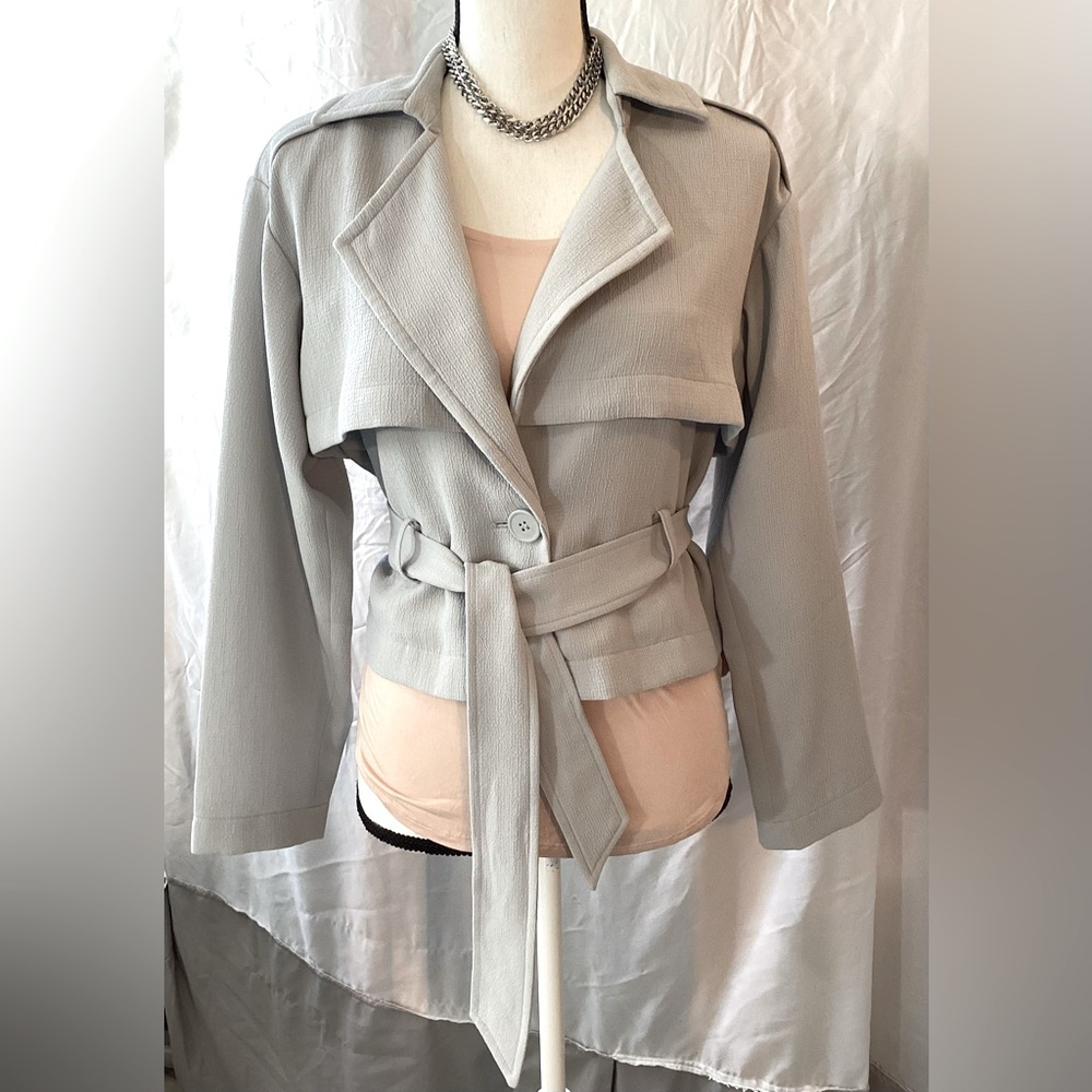 Leith light trench jacket. Size XS